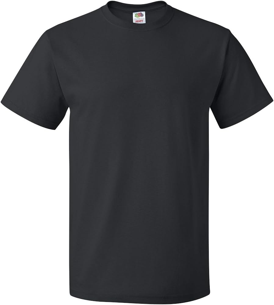 Fruit of the Loom Heavy cotton tee Black M