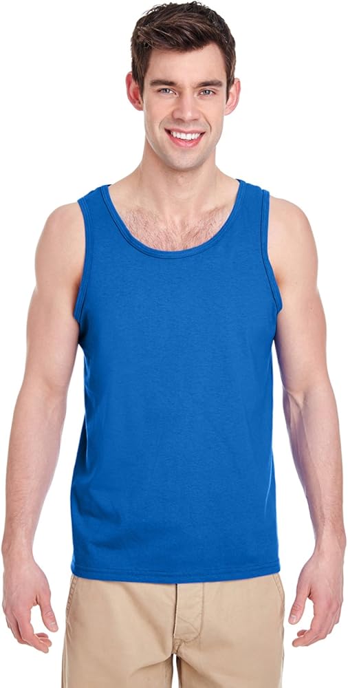 Gildan Heavy Cotton Tank Top. 5200 Royal XL