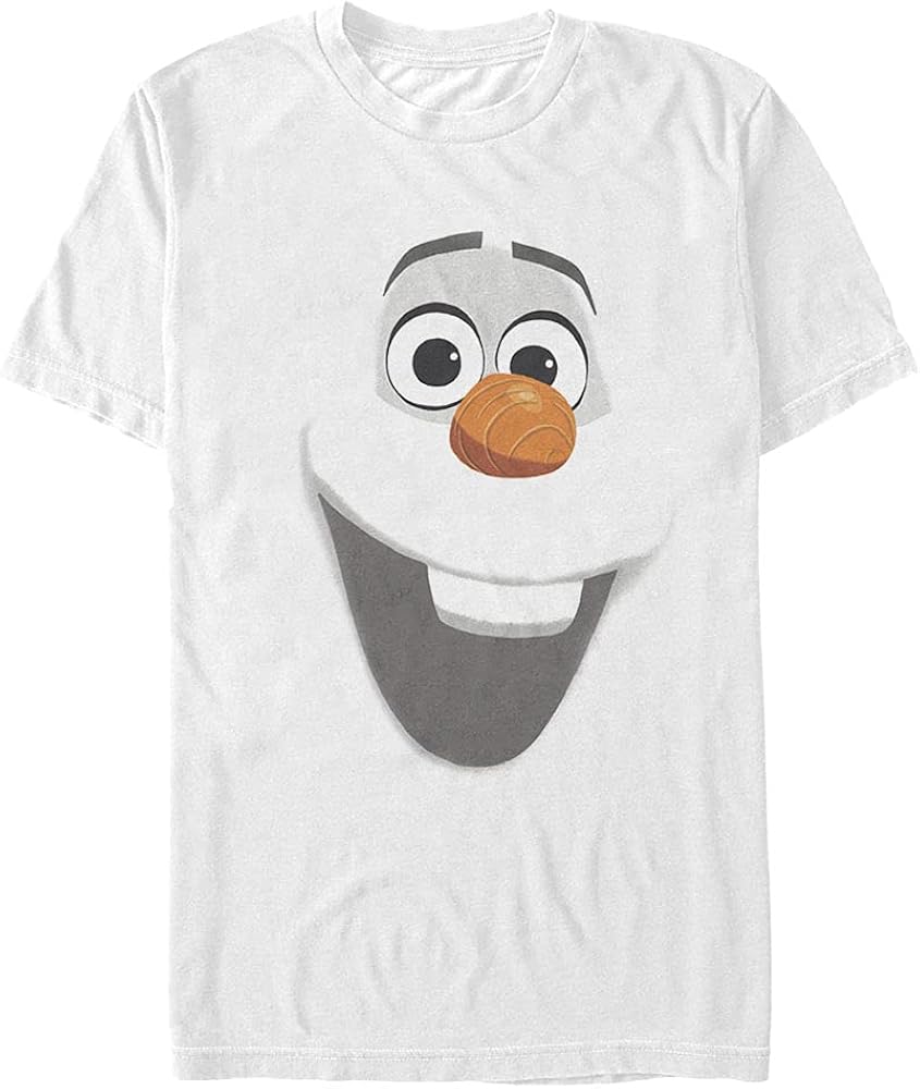 Disney Men's Frozen Olaf Face T-Shirt