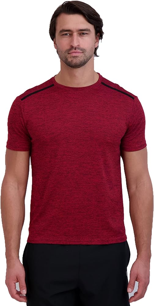 Russell Men's Active Athletic Dri-Power Short Sleeve Performance T-Shirt for Gym, Running