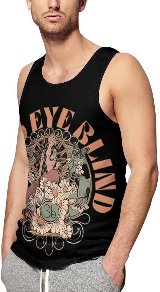 Men's Tank Top Sleeveless T-Shirt Crewneck Polyester Casual Tees