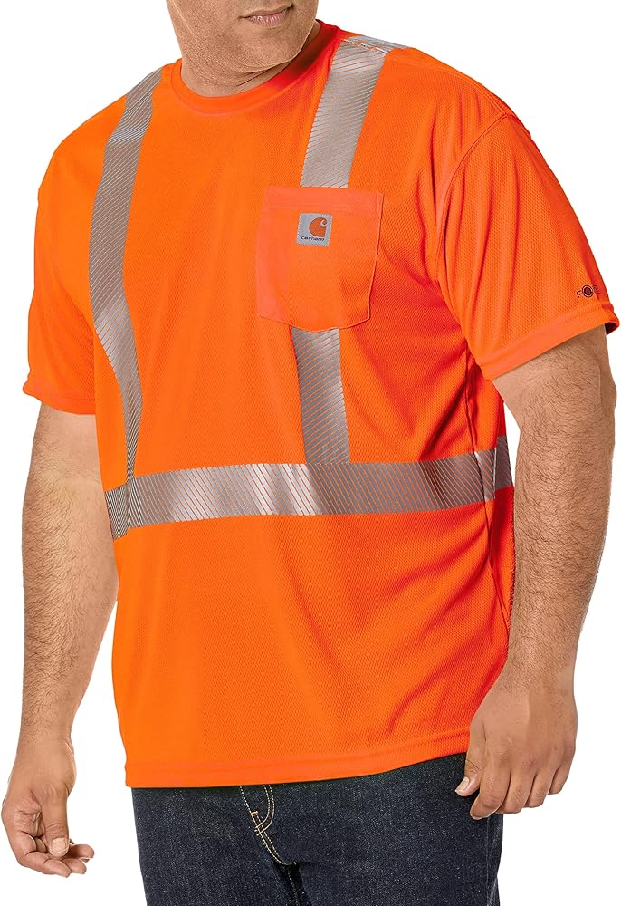 Carhartt Men's Force High-Visibility Short-Sleeve Class 2 T-Shirt