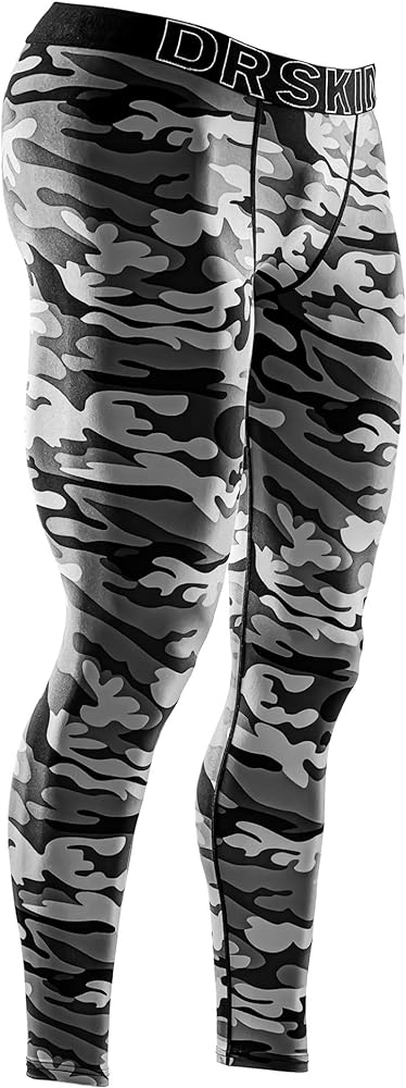 DRSKIN 5, 4, 3 or 1 Pack Men’s Compression Pants Tights Sports Baselayer Running Athletic Workout Active