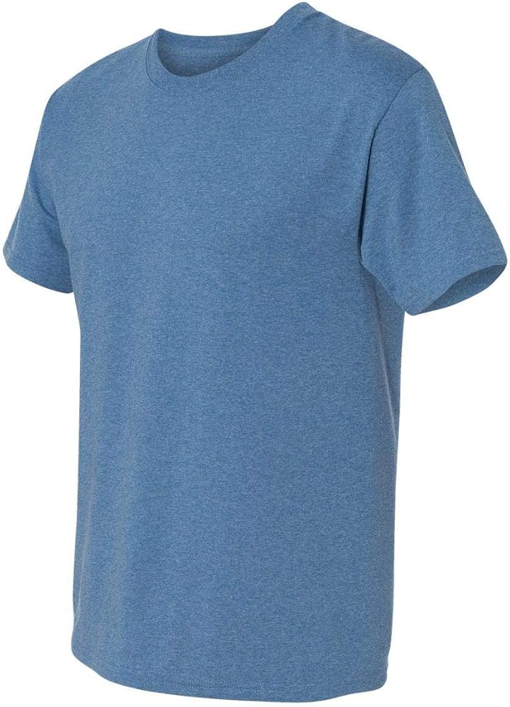 Hanes EcoSmart™ Short Sleeve T-Shirt 4XL Heather Blue