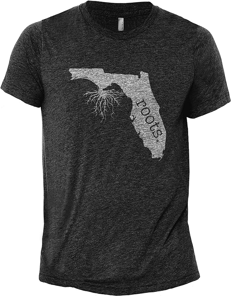 Thread Tank Home Roots State Florida FL Men's Modern Fit Fun Humor T-Shirt Printed Graphic Tee