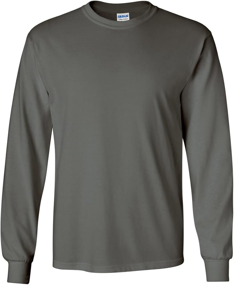 Gildan Long Sleeve, (G540) Tshirt Charcoal X-Large