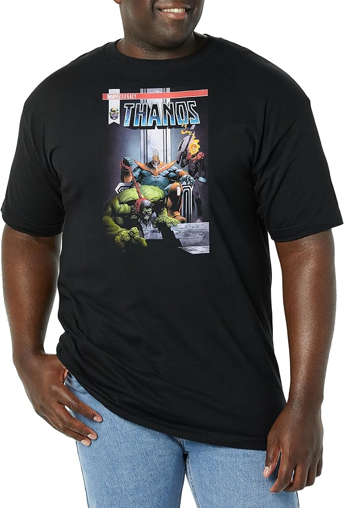 Marvel Big & Tall Classic Thanos Jan18 Men's Tops Short Sleeve Tee Shirt