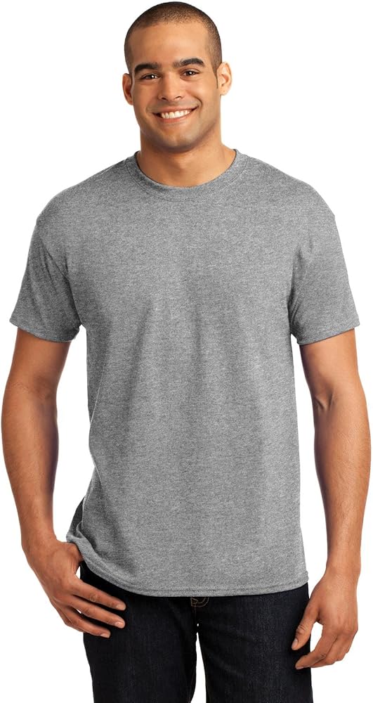 Hanes - EcoSmart 50/50 Cotton/Poly T-Shirt. 5170 L Light Steel