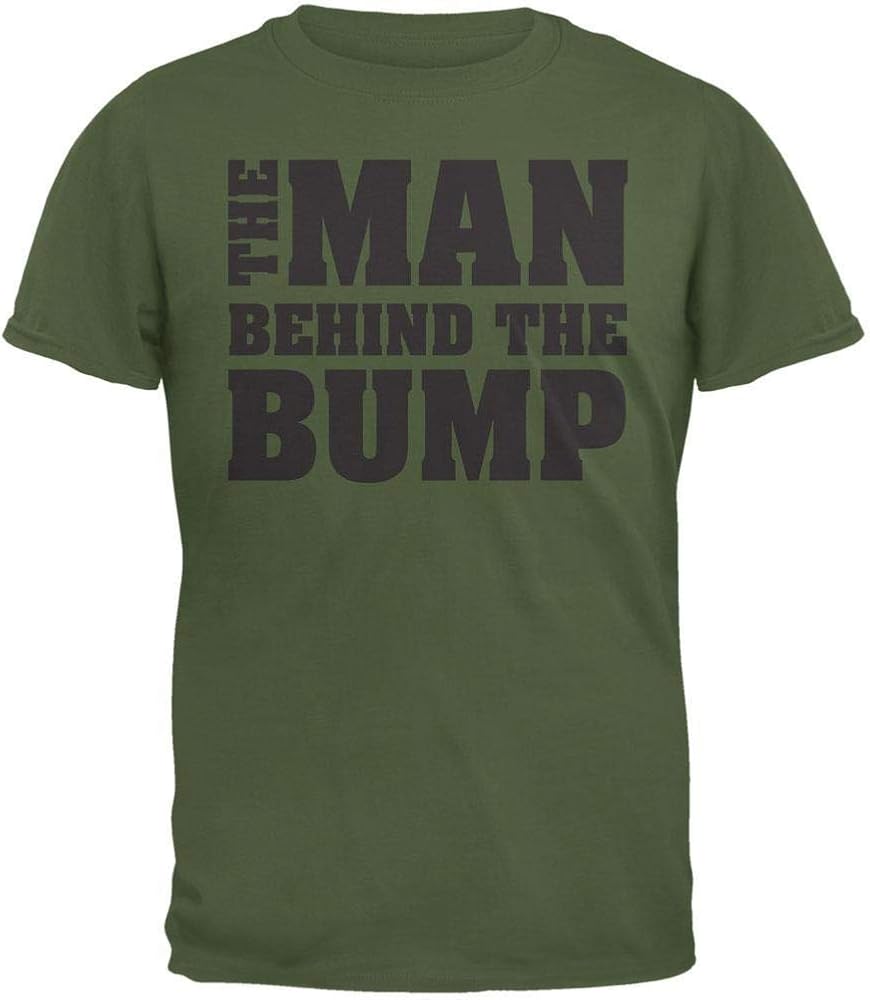 Old Glory Father's Day - The Man Behind The Bump T-Shirt