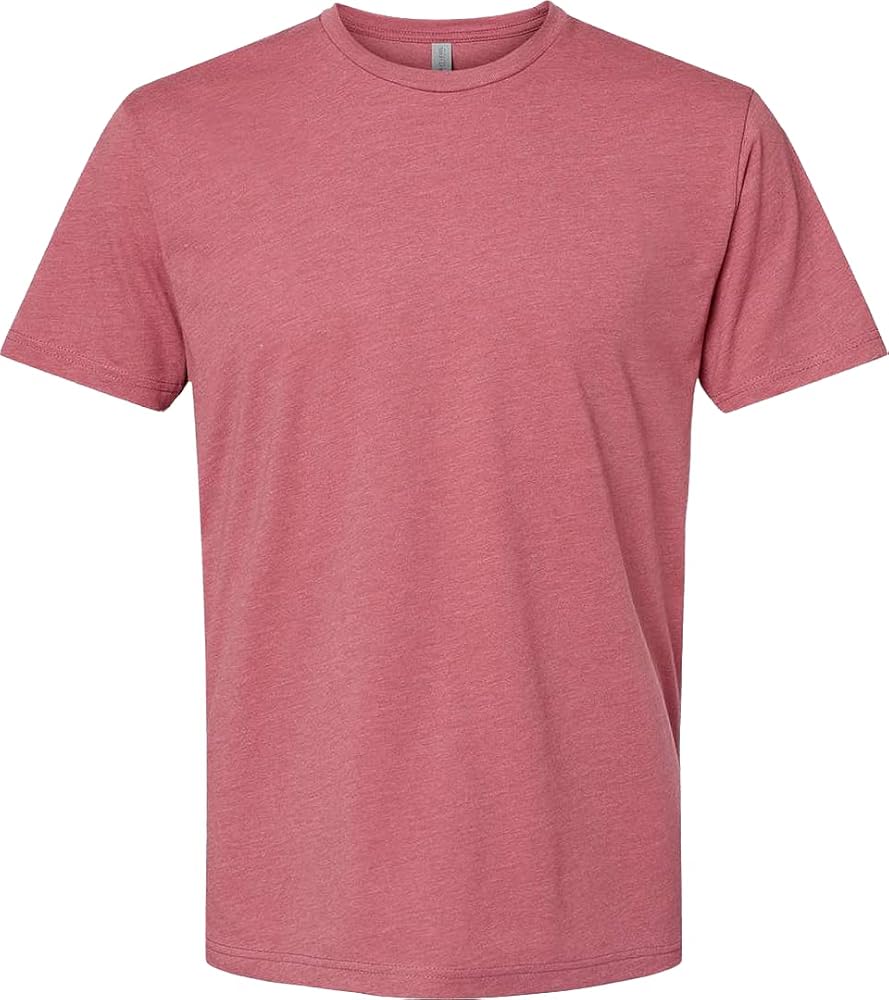 Next Level Apparel Next Level Mens Premium Fitted CVC Crew Tee Heather Mauve(1pck) Medium