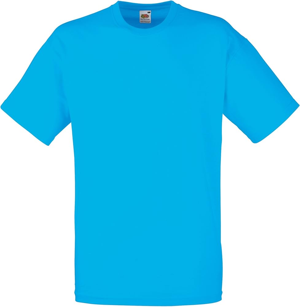 Fruit of the Loom Mens Valueweight Short Sleeve T-Shirt (S) (Azure Blue)