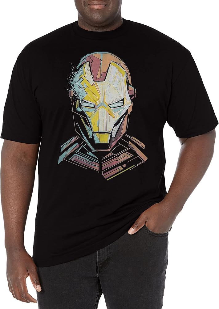 Marvel Big & Tall Classic Pieced Men's Tops Short Sleeve Tee Shirt