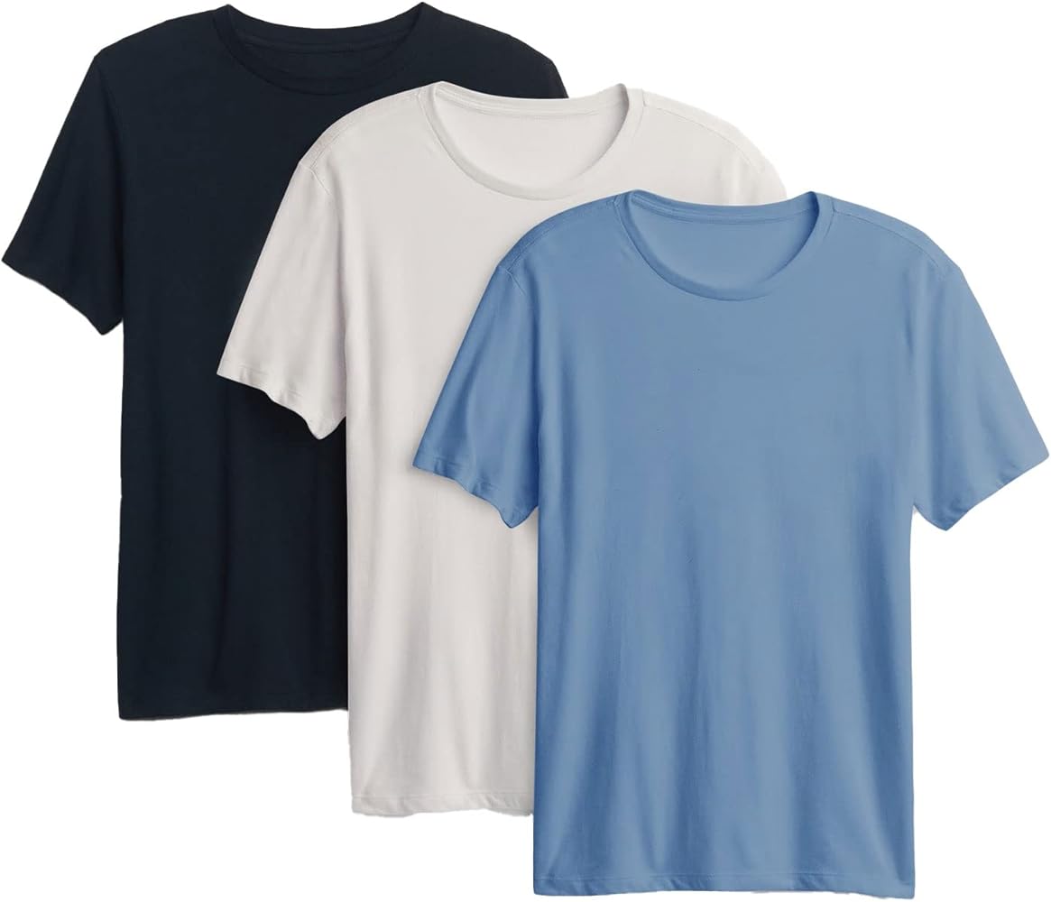 GAP Men's 3-Pack Everyday Short Sleeve Tee T-Shirt