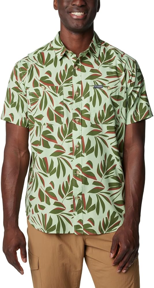 Columbia Men's Utilizer Printed Woven Short Sleeve