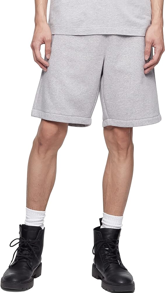 Calvin Klein Men's Monogram Logo Fleece Shorts