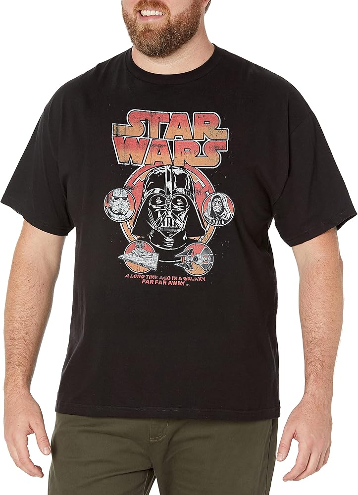 STAR WARS Fave Old Men's Tops Short Sleeve Tee Shirt