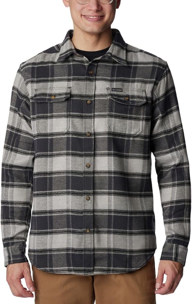 Columbia Men's Deschutes River Heavyweight Flannel, Insulated, Classic Fit