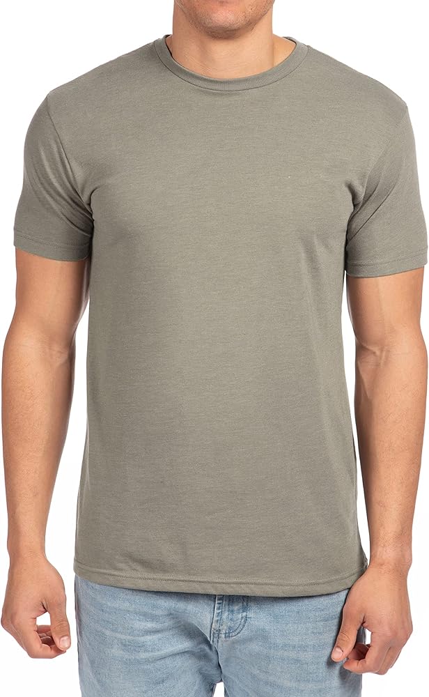 Next Level Mens Premium Fitted CVC Crew Tee (N6210) Warm Gray m