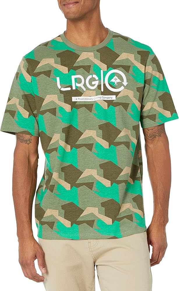 LRG Lifted Research Group Men's Knit Tee Shirt