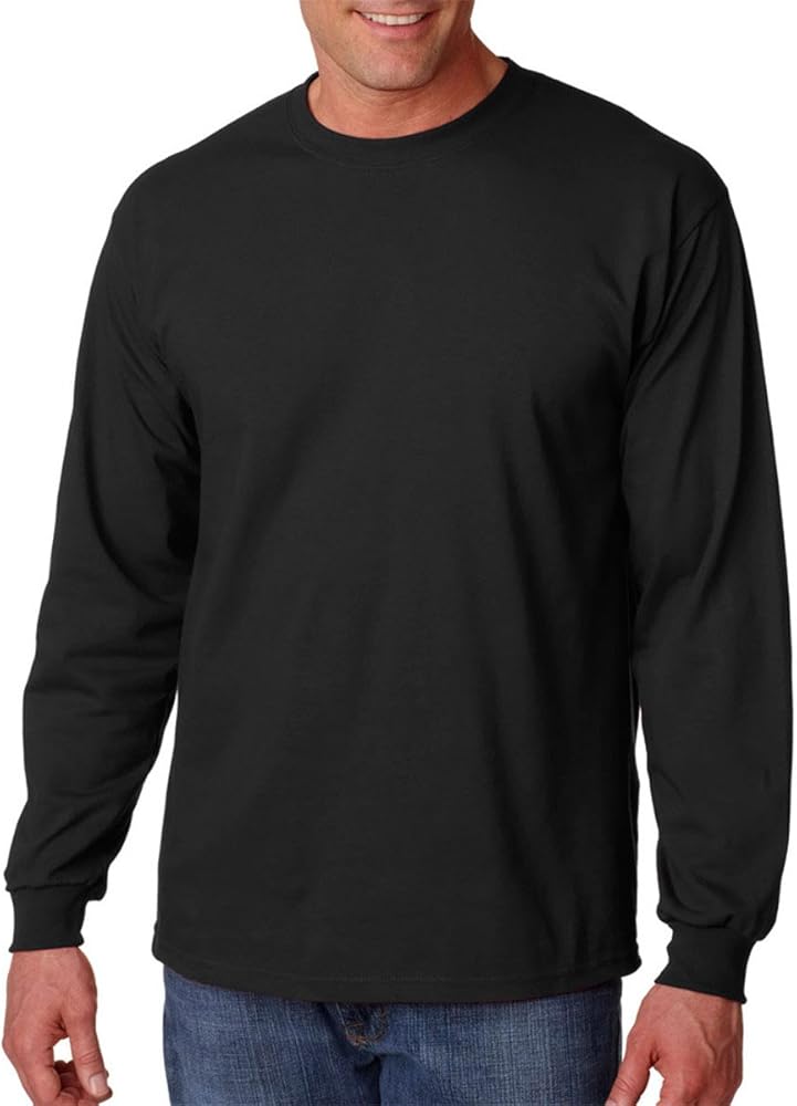 Gildan G240 6.1 oz Ultra Cotton Long-Sleeve T-Shirt - Ash Grey - 3XL