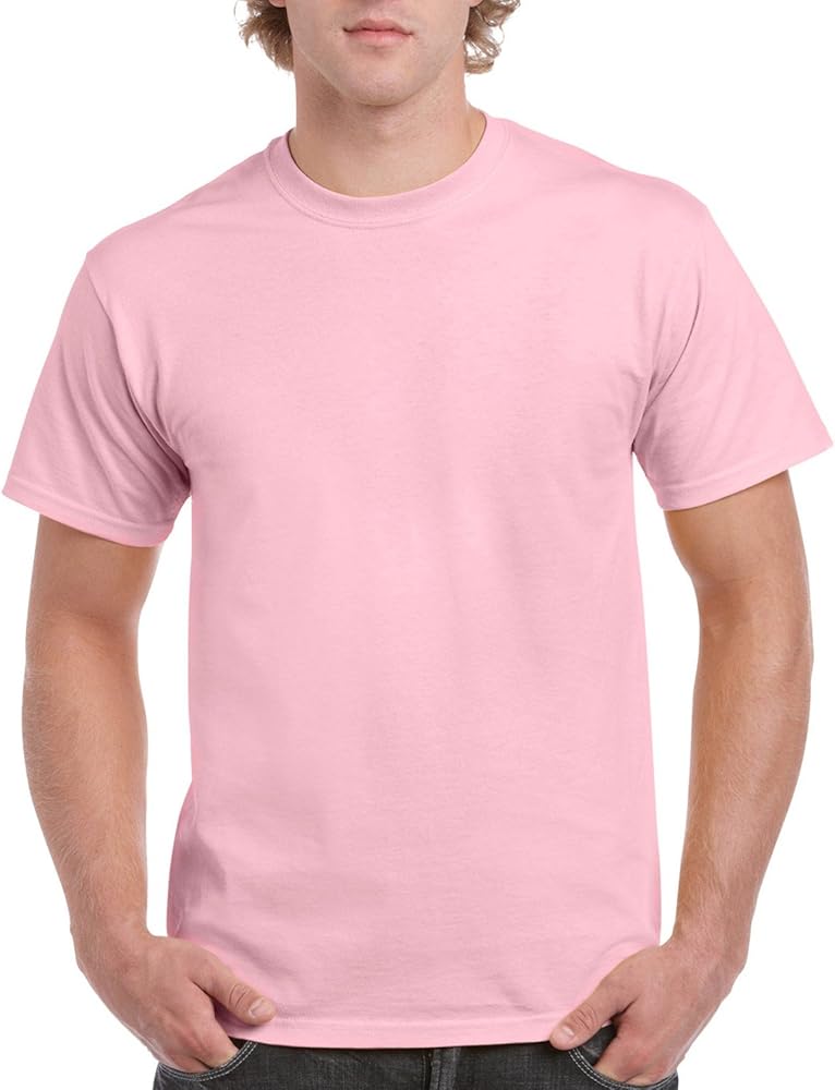 Gildan Men's G2000 Ultra Cotton Adult T-shirt, Light Pink, X-Large