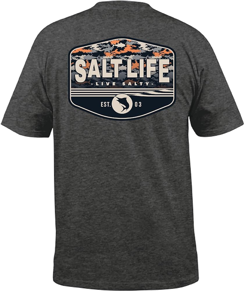 Salt Life Men's Aquatic Journey Fade Short Sleeve Tee