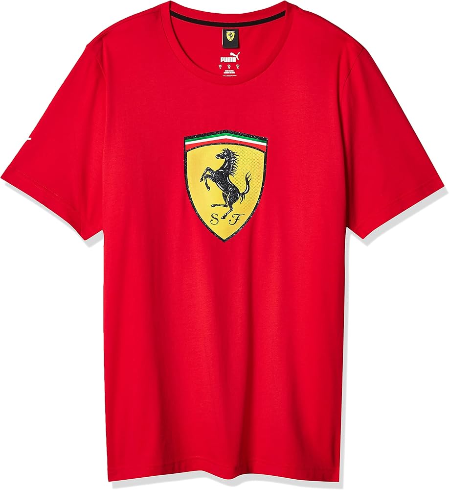 PUMA Men's Standard Scuderia Ferrari Race Shield Tee