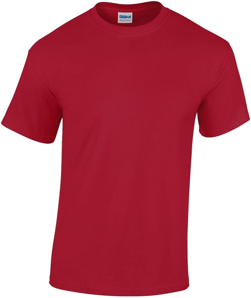 Gildan Heavy Cotton Adult Tshirt - 47 Colours / S - 3XL - Cardinal Red - S