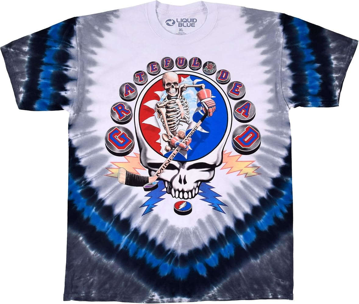 Liquid Blue Men's Standard Grateful Dead Ny Strangers SYF Hockey