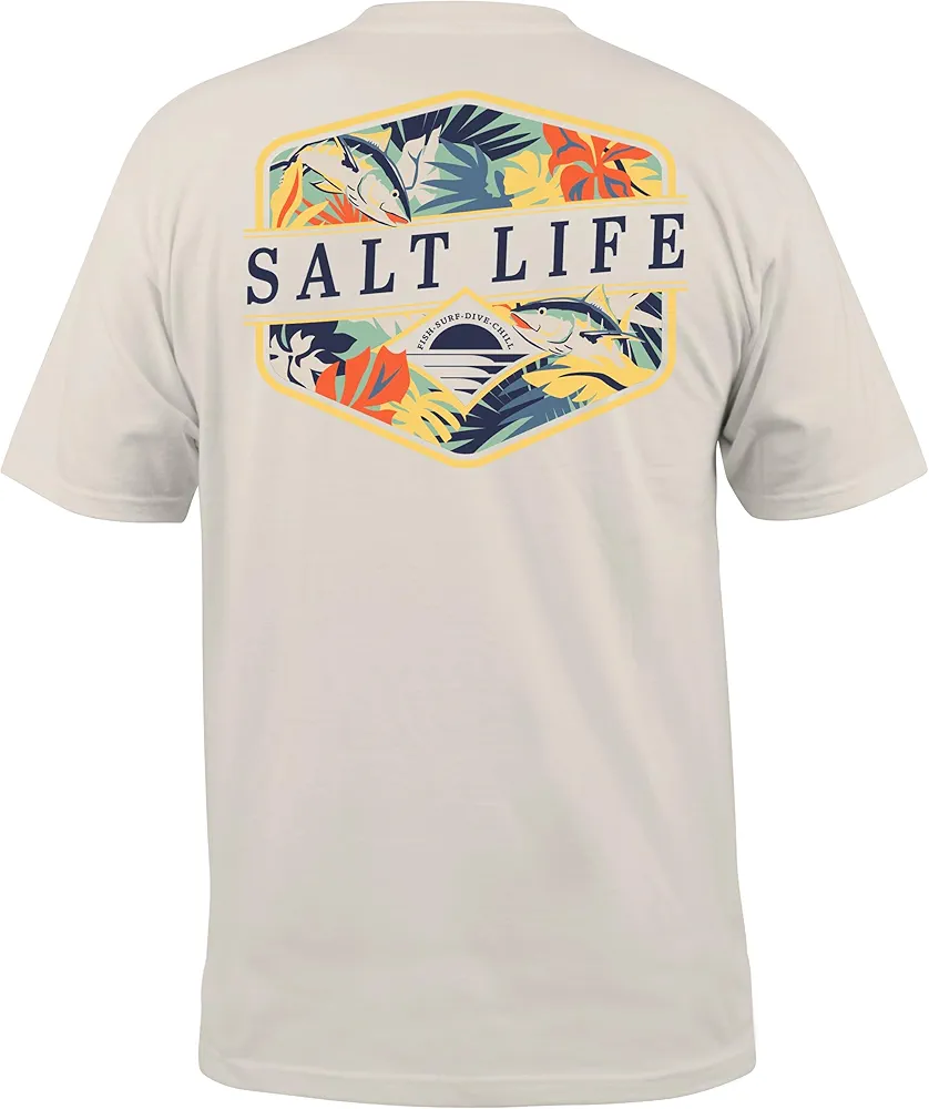 Salt Life Men's Retro Tropical Short Sleeve Tee