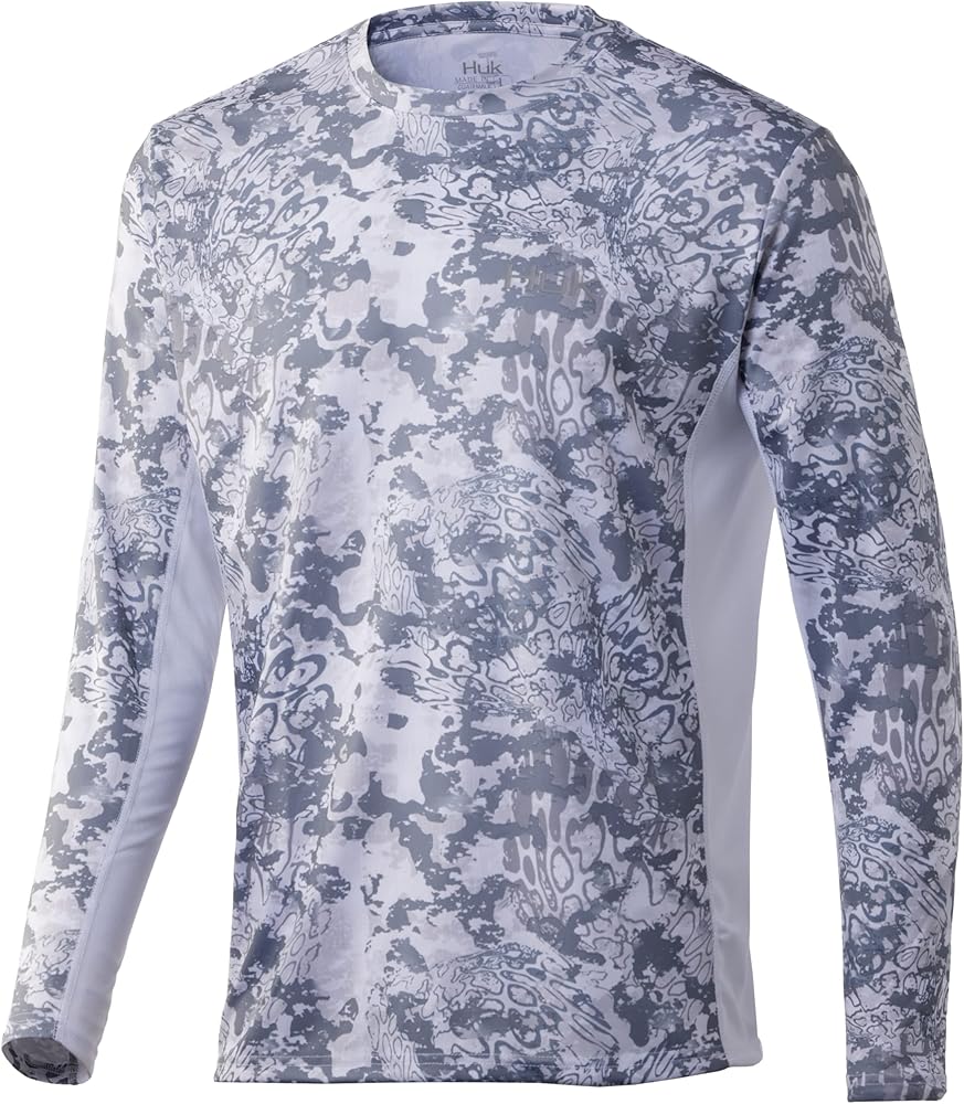 HUK Men's Icon X Camo Long Sleeve Performance Fishing Shirt