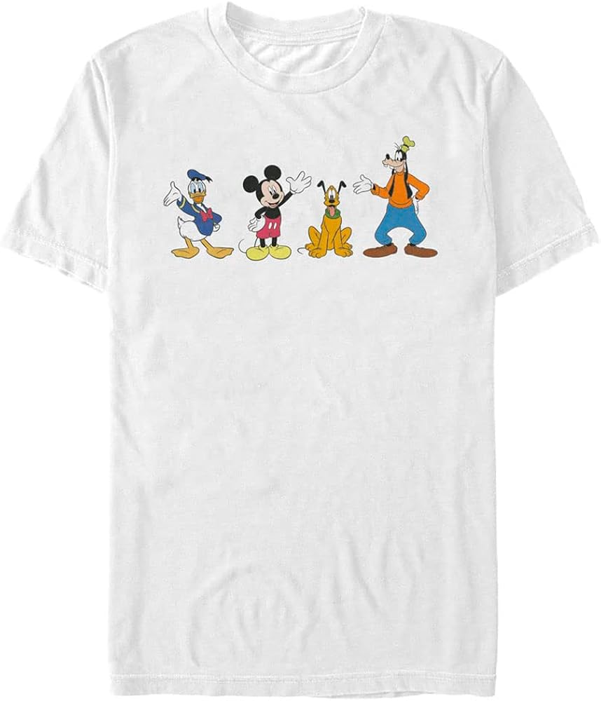 Disney Men's Characters 4 Friends T-Shirt