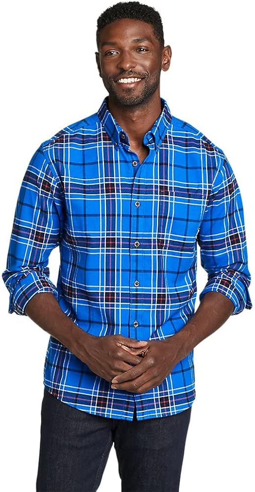 Eddie Bauer Men's Eddie's Favorite Flannel Shirt - Slim