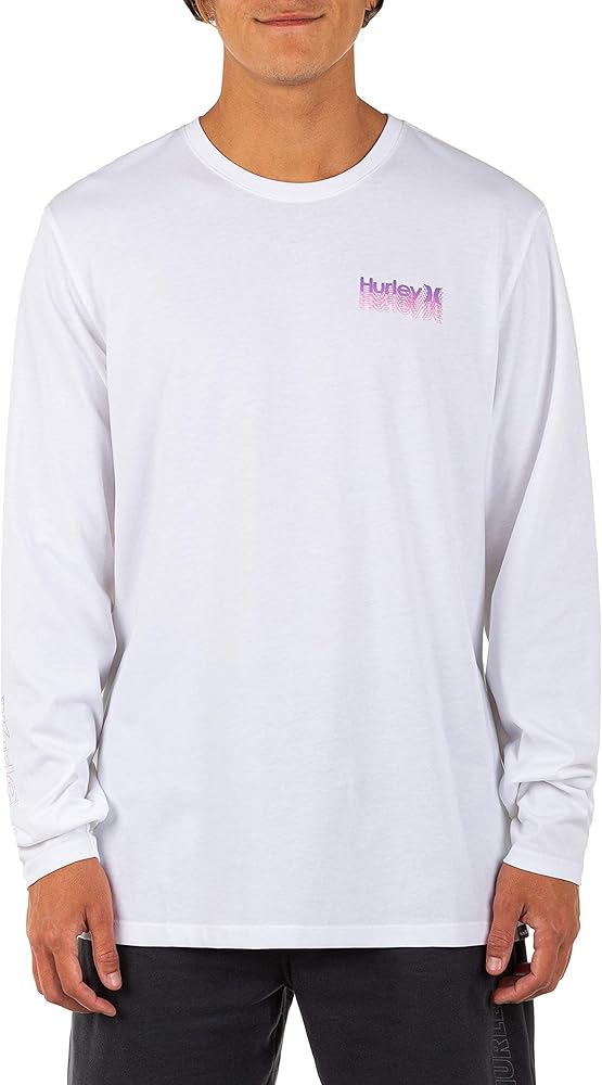 Hurley Men's Everyday Explore One and Only Cascade Long Sleeve T-shirt