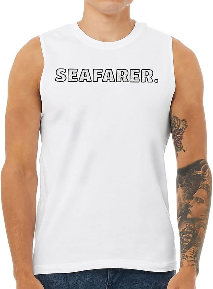 Seafarer Men's Muscle Tank - One Word Men's Sleeveless T-Shirt - Themed Tank