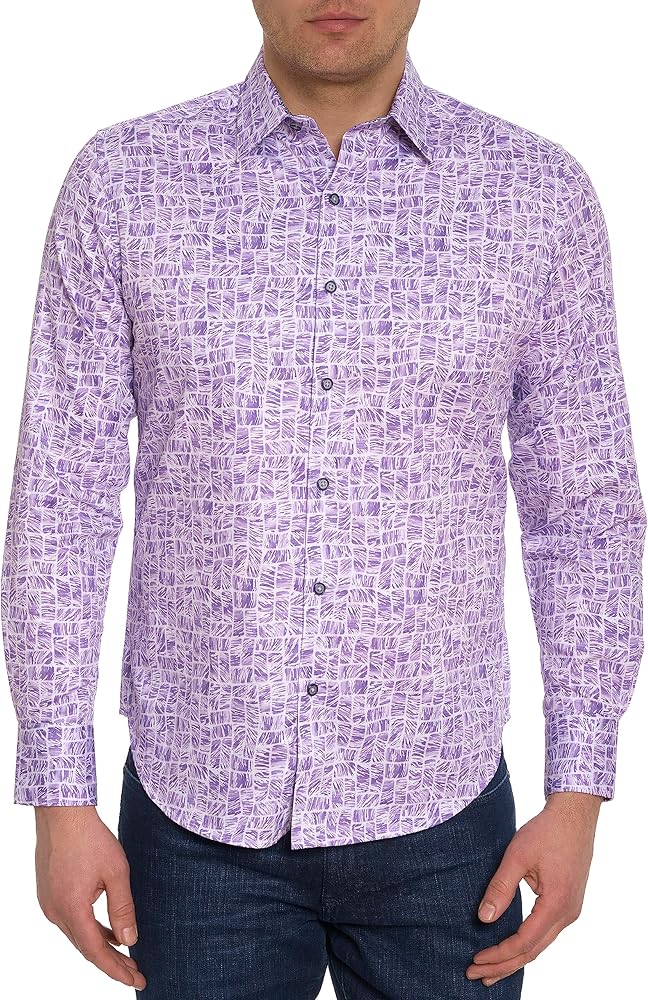 Robert Graham Men's Edens Long Sleeve Woven Button Down Shirt