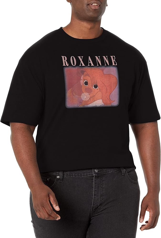 Disney Big & Tall Goofy Movie Roxanne Men's Tops Short Sleeve Tee Shirt