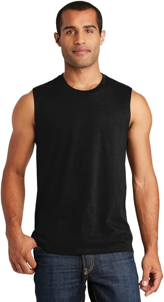 District Men's V.I.T. Muscle Tank Black