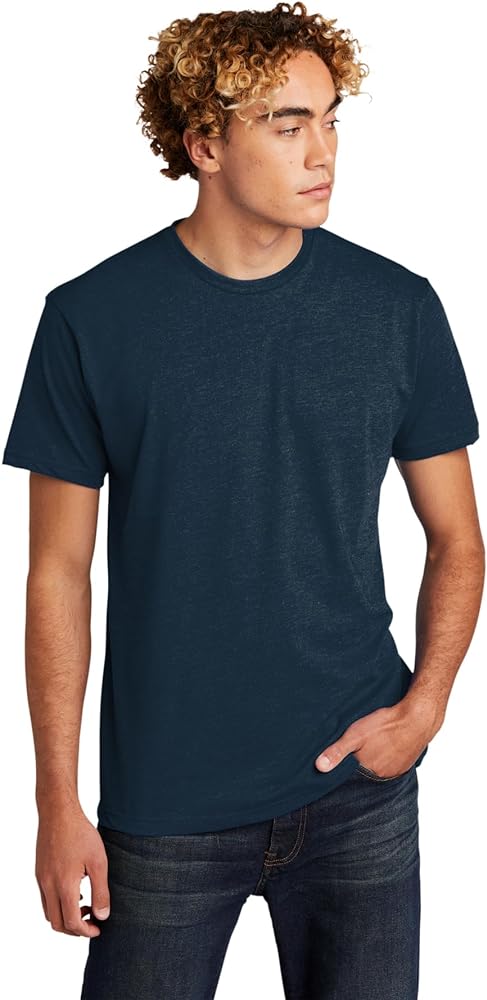 Next Level Apparel Mens Premium Fitted CVC Crew Tee Midnight Navy(1pck) Large