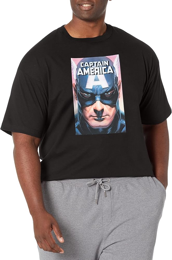 Marvel Men's Captain America Logo