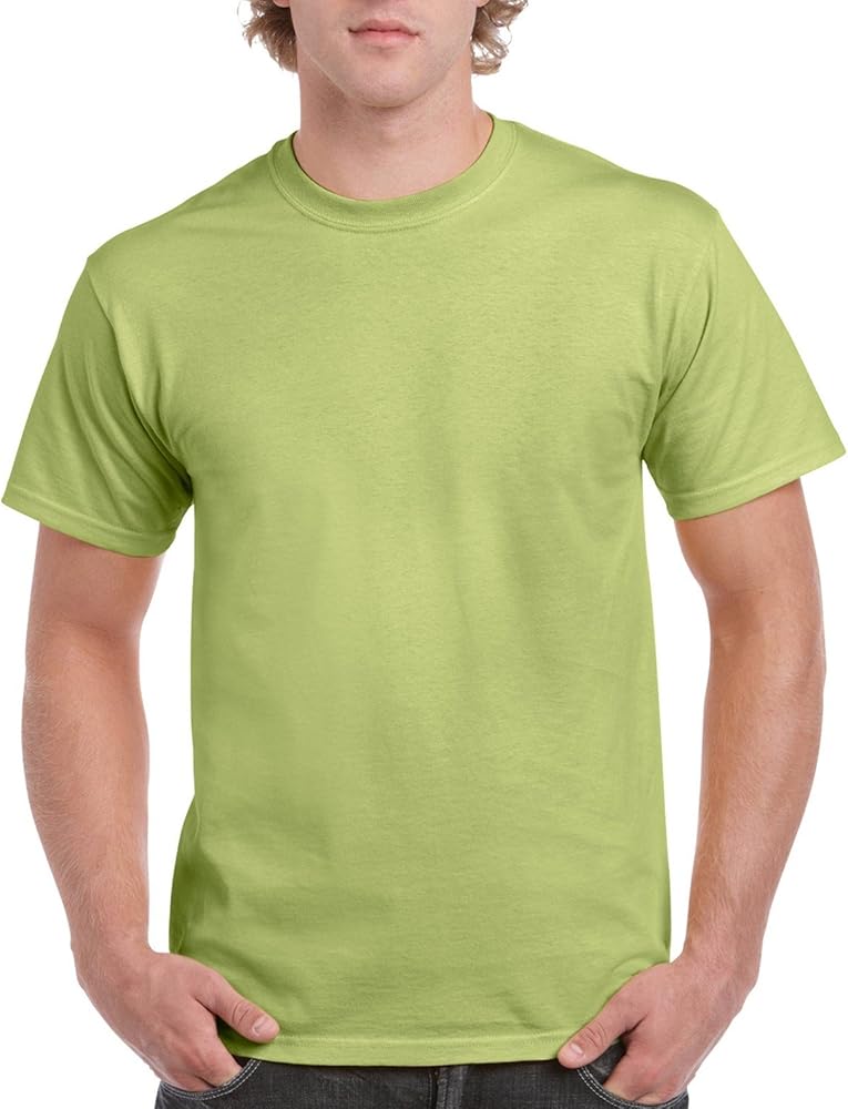 Fashion Gildan 2000 Adult Cotton T-Shirt Pistachio Small