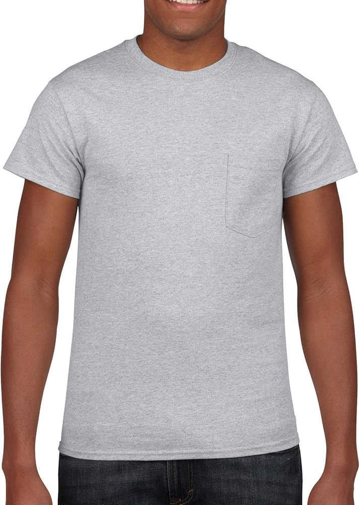 Gildan Mens Men'S Ultra Cotton Pocket Tee