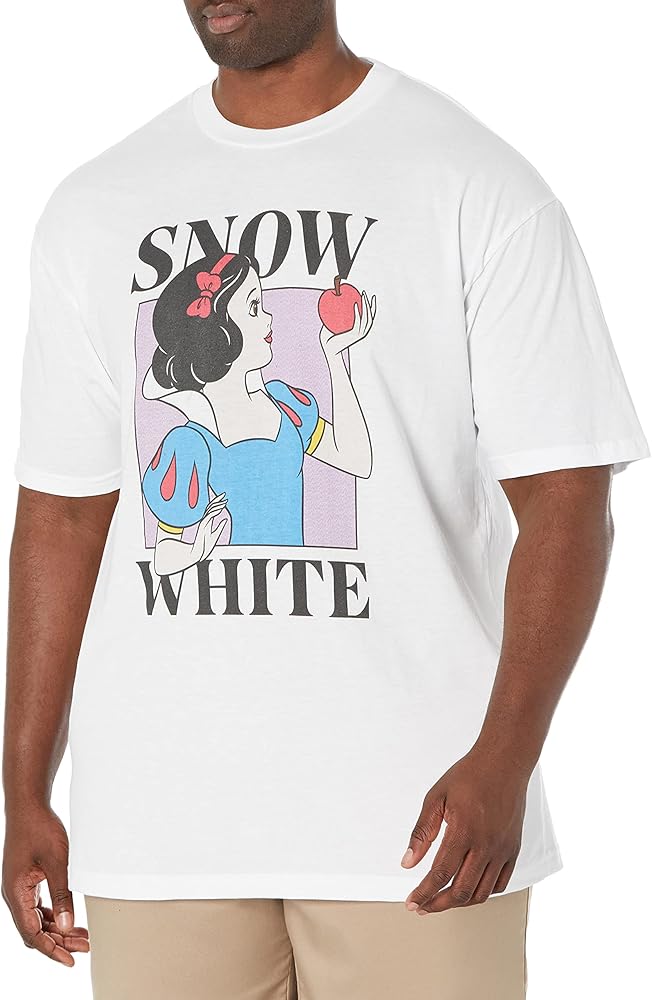 Disney Princess Snow White Men's Tops Short Sleeve Tee Shirt