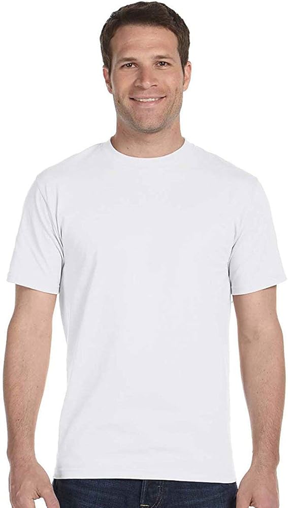 Hanes Men's Tagless ComfortSoft Crewneck T-Shirt (Pack of 10) (White, Large 10-Pack)