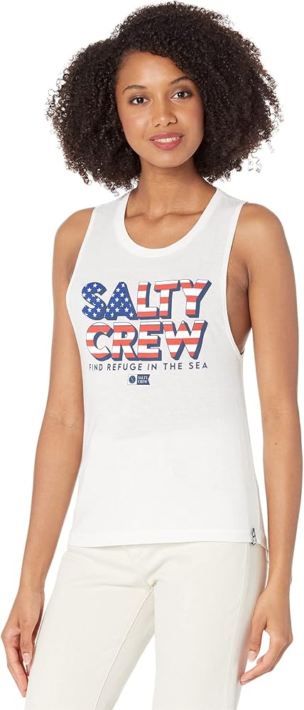 Salty Crew Stars & Stripes Muscle Tank White XL