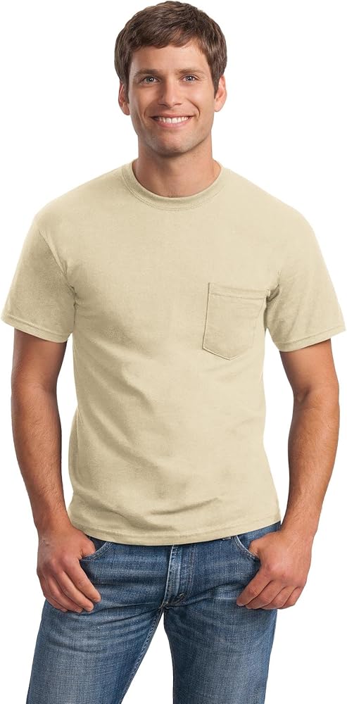 Gildan G230 Ultra Cotton Pocket T-Shirt - Sand - 4XL