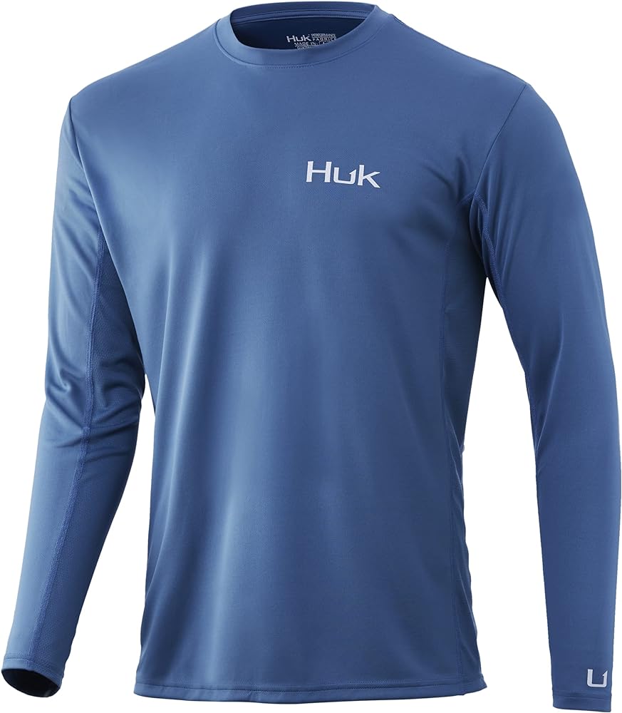 HUK Men's Icon X Long Sleeve Fishing Shirt with Sun Protection