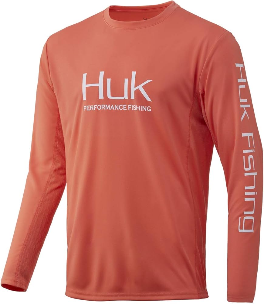 HUK Men's Icon X Long Sleeve Fishing Shirt with Sun Protection