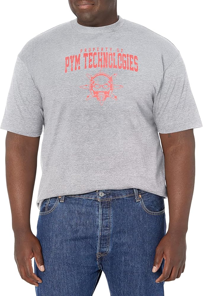 Marvel Big & Tall Classic Pym Tech Men's Tops Short Sleeve Tee Shirt