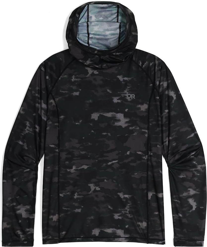 Outdoor Research Men’s Echo Printed Hoodie – Quick Drying Sweatshirt